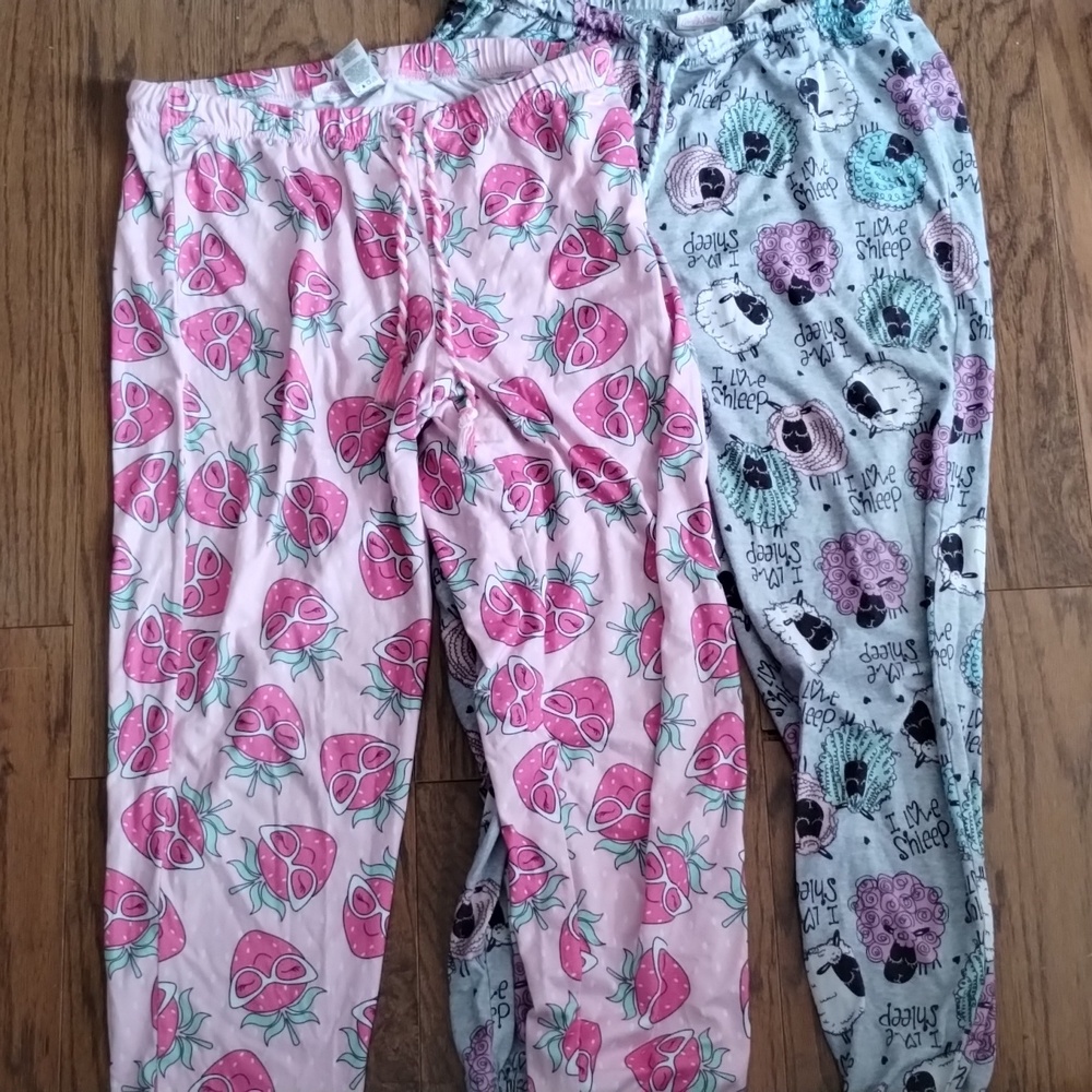 2 pair of soft pajama pants